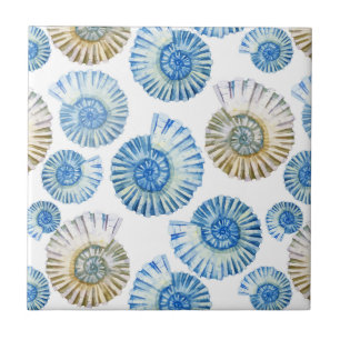 Carreau Motif en pastel 2 de coquillage
