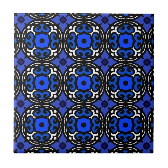 Carreau Motif ethnique aux motifs turcs (Devant)