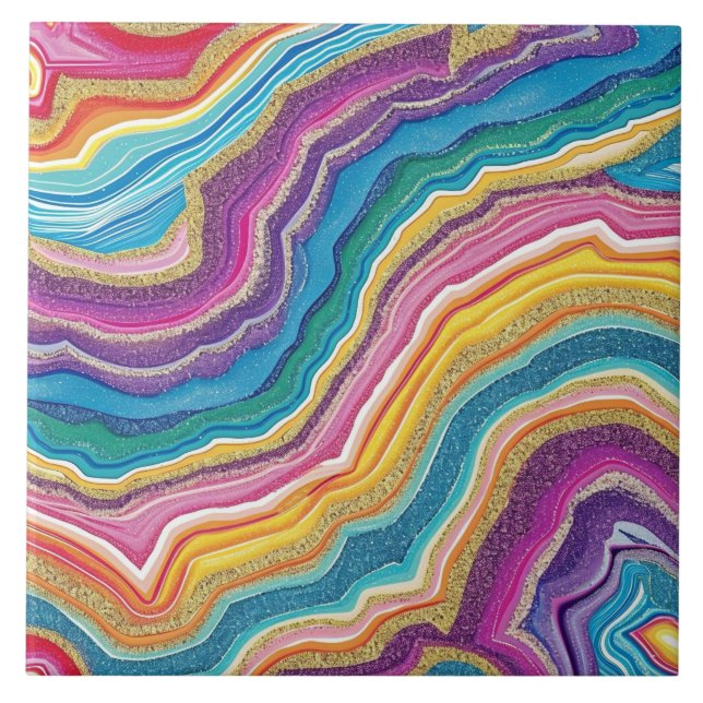 Carreau Motif Faux agate (Devant)