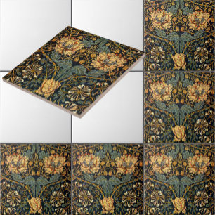 Carreau Motif floral Antique Honeysuckle de William Morris