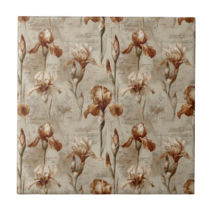 Carreau Motif floral botanique vintage (4)