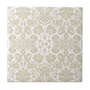 Carreau Motif floral français vintage de nouveau d'art