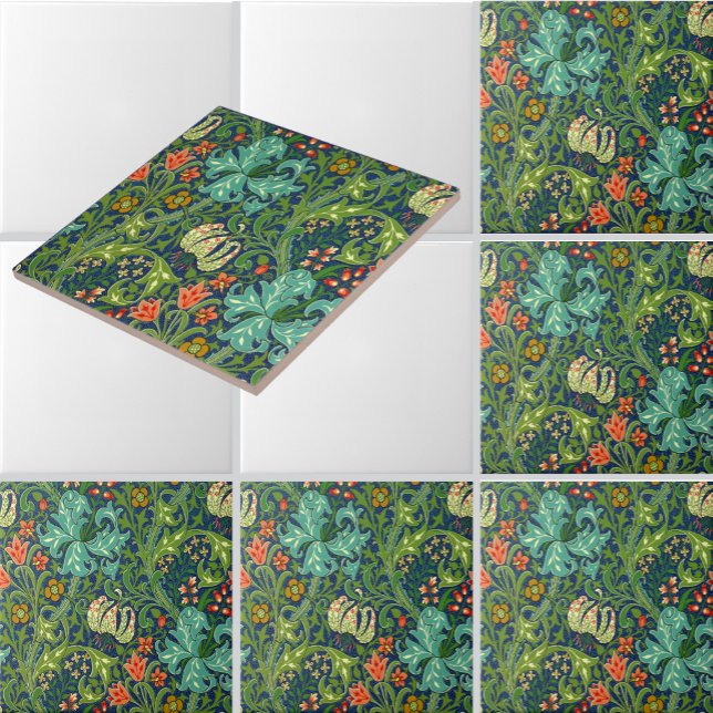Carreau Motif floral Golden Lily de William Morris (Créateur téléchargé)