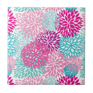 Carreau Motif floral lumineux 2