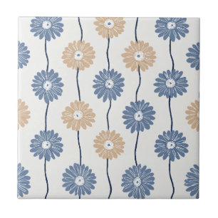 Carreau Motif floral minimaliste Daisy (6)