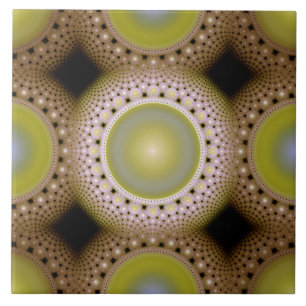 Carreau Motif fractal de Noël
