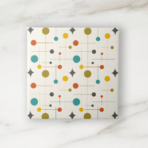 Carreau Motif géométrique atomique moderne du milieu du si