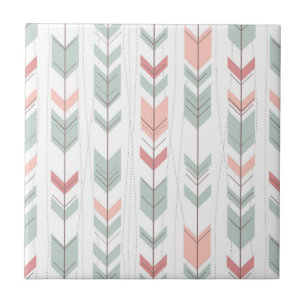 Carreau Motif géométrique dans le rétro style