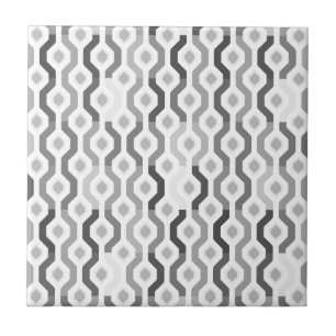 Carreau Motif géométrique de lien de mod de la moitié d