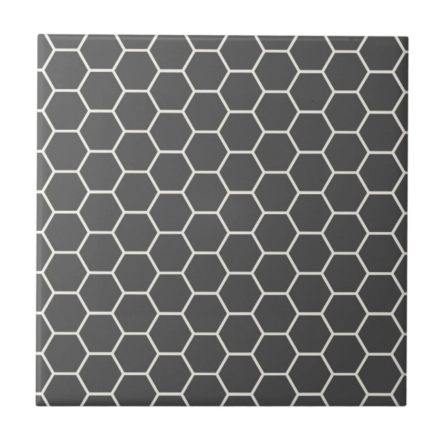 Carreau Motif géométrique d'hexagone de nid d'abeilles de (Devant)