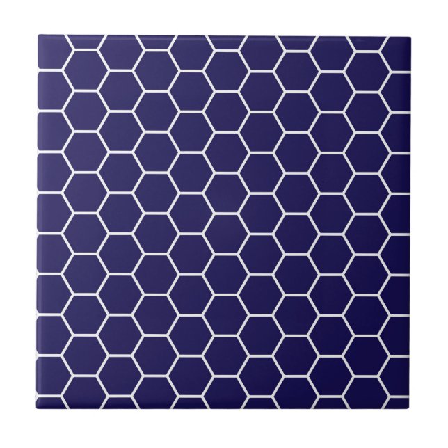 Carreau Motif géométrique d'hexagone de nid d'abeilles de (Devant)