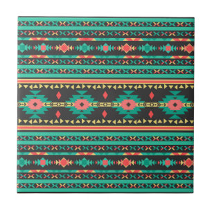 Carreau Motif géométrique ethnique tribal cool