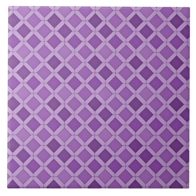 Carreau Motif géométrique Lavender (Devant)
