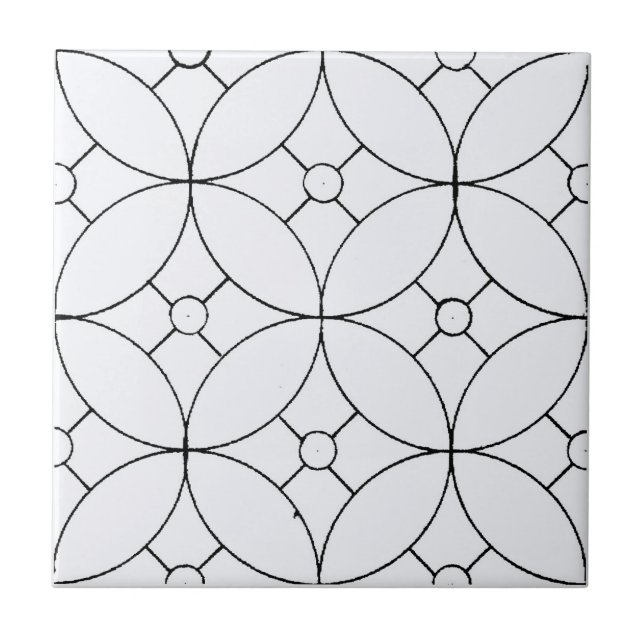 Carreau Motif géométrique simple (Devant)
