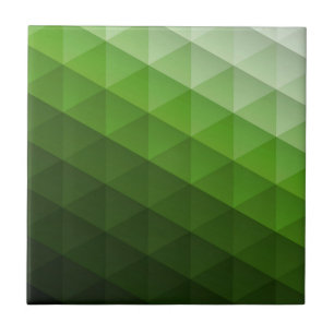 Carreau Motif géométrique vert de Trangle