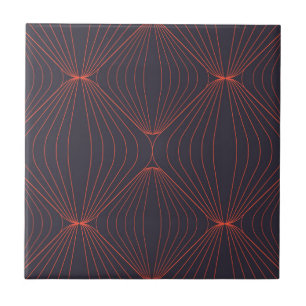 Carreau Motif graphique simple et élégant inspiré de Noël