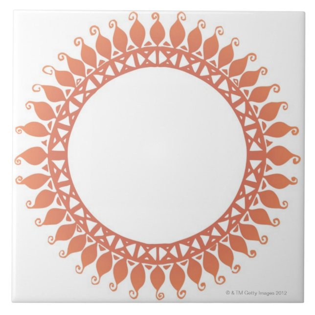 Carreau Motif indien (Devant)