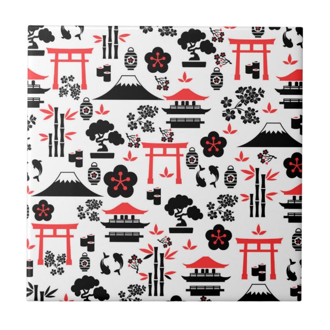 Carreau Motif japonais (Devant)