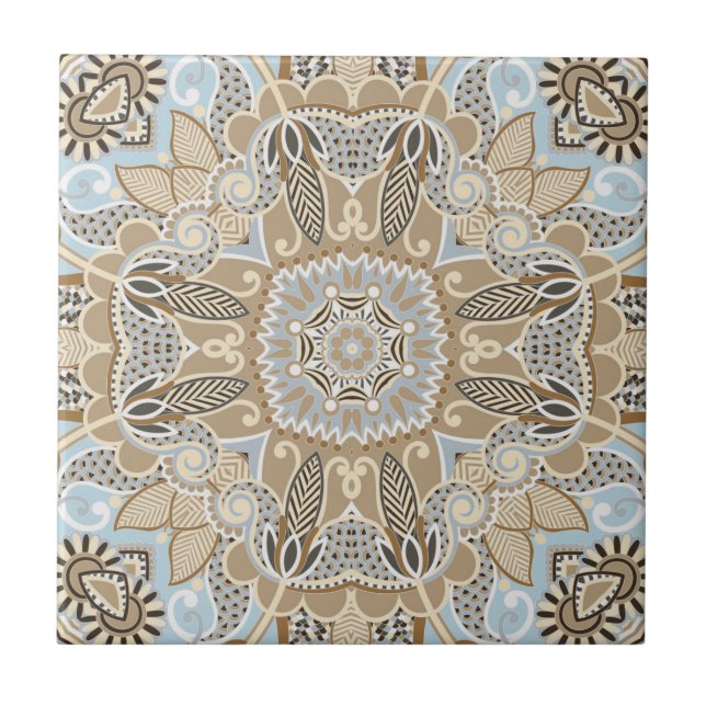 Carreau Motif Mandala (Devant)
