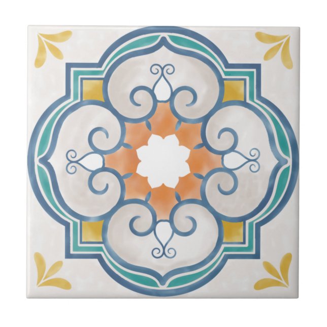 Carreau Motif Mandala/Carrelage marocain (Devant)