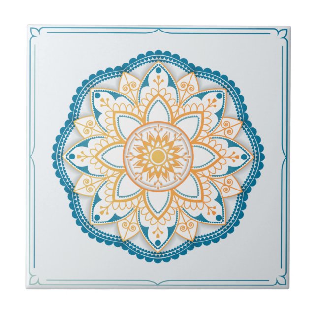 Carreau Motif Mandala/Carrelage marocain (Devant)