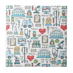 Carreau Motif Médicale de conception