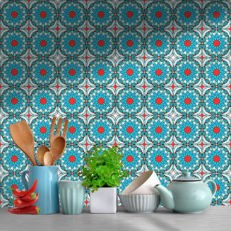 Carreau Motif méditerranéen en verre de mer