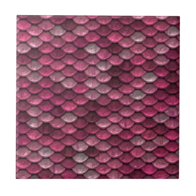 Carreau Motif métallique rose (Devant)