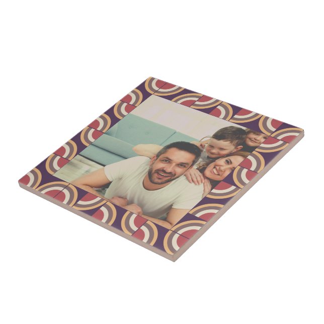 Carreau Motif moderne du milieu du siècle 1 (Côté)