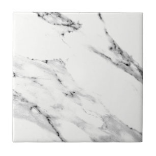 Carreau Motif moderne en marbre blanc gris noir