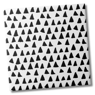 Carreau Motif noir triangle simple