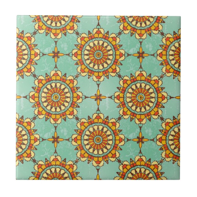 Carreau motif ornemental (Devant)