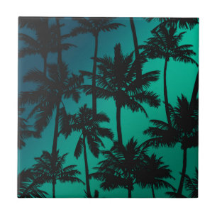 Carreau Motif Palm Tree