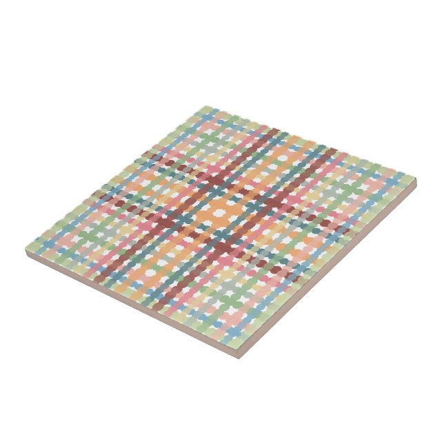 Carreau Motif pastel pointillé (Côté)