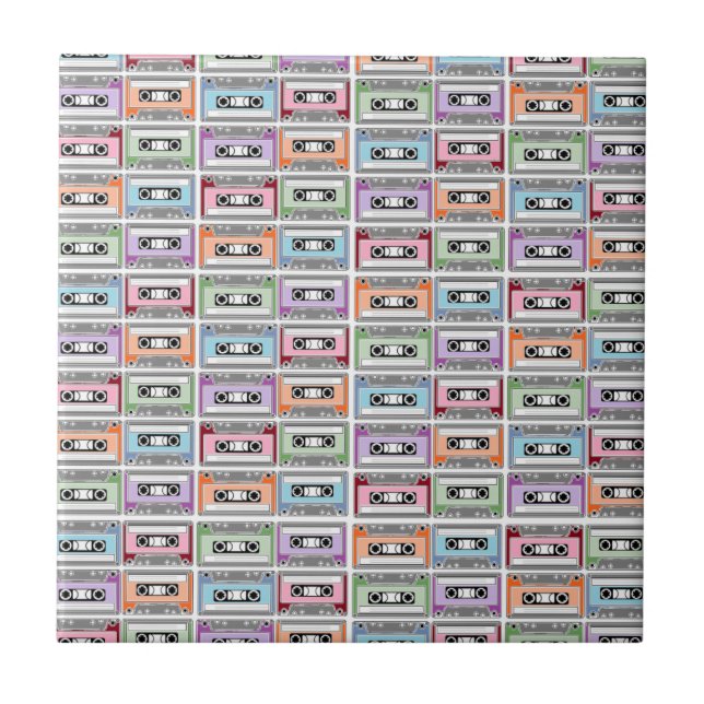 Carreau Motif Pastel Retro (Devant)
