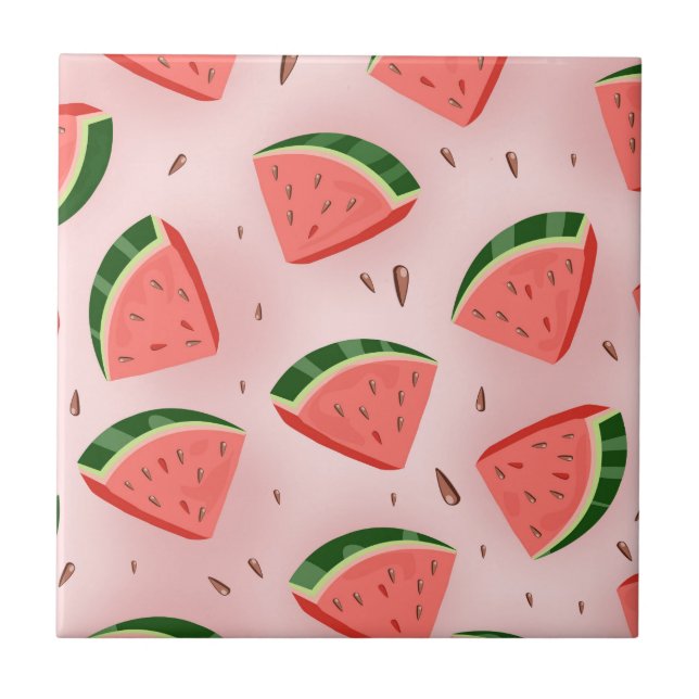 Carreau Motif Pastèque (Devant)