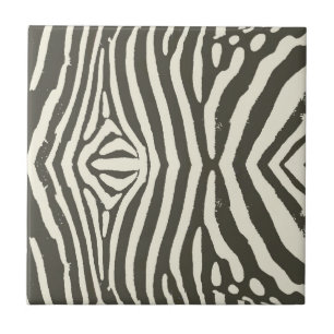 Carreau Motif Poster de animal Zebra Stripe