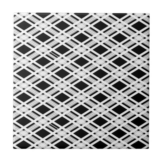 Carreau Motif rayé de plaid (Devant)