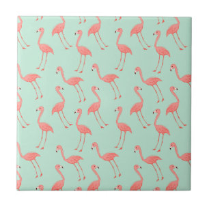 Carreau Motif rose de Flamant rose