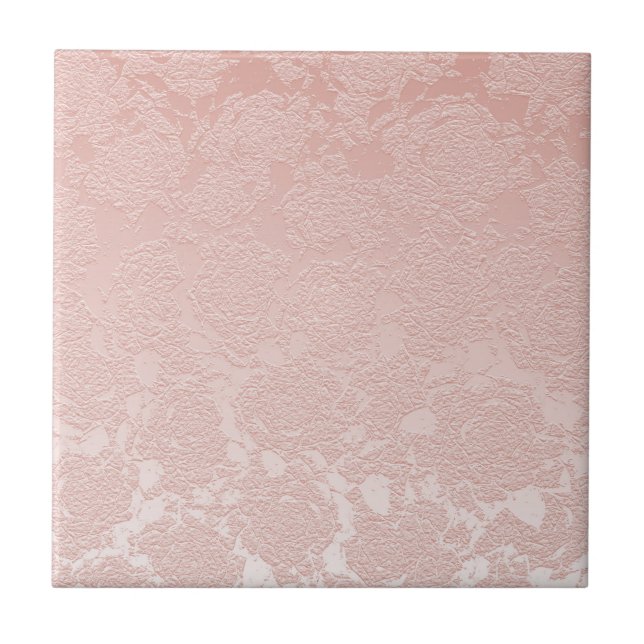 Carreau Motif rose flou moderne (Devant)