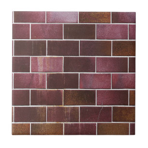 Carreau Motif Rustic Brick Red Tile Texture