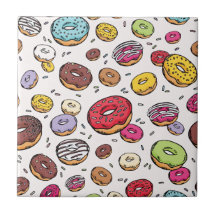 Motif sans couture de Donuts