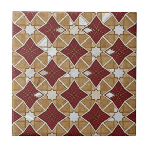 Carreau Motif sans couture de mosaïque Zellige marocaine d