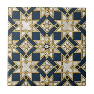 Carreau Motif sans couture de mosaïque Zellige marocaine d