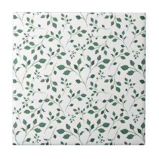 Carreau Motif sans couture floral dispersé d'aquarelle