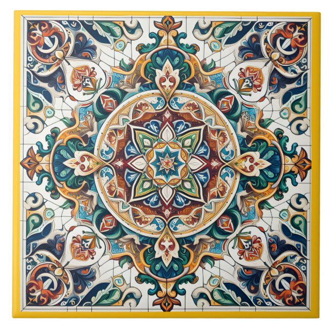 Carreau Motif sicilien (Devant)