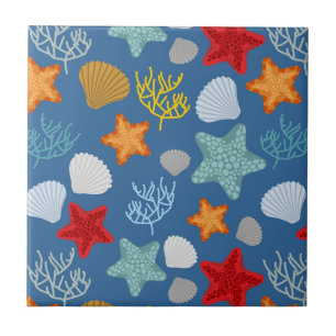 Carreau Motif sous-marin de la vie