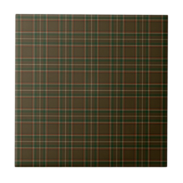 Carreau Motif Tartan de la famille Williams (Devant)