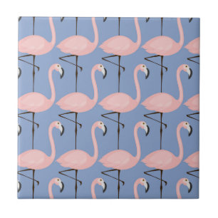 Carreau Motif tendre de Flamant rose