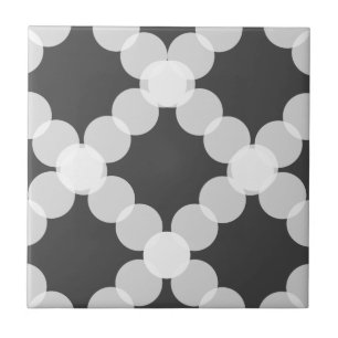 Carreau Motif transparent du cercle gris-mod